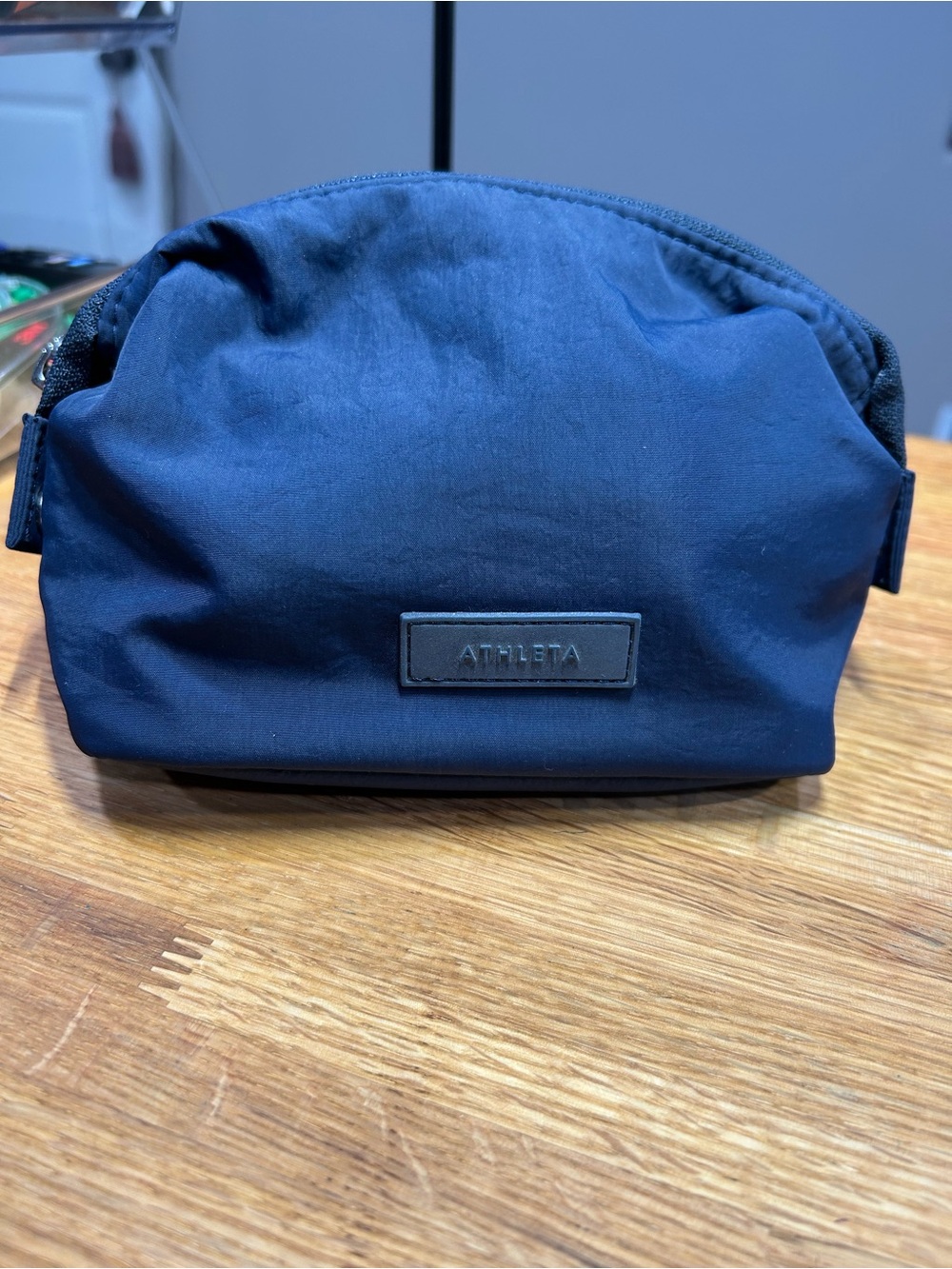 Athleta Navy Cosmetic Pouch